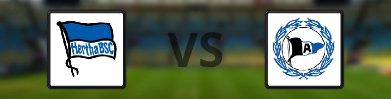 Hertha Berlin - Arminia Bielefeld odds, speltips, resultat i 2. Bundesliga