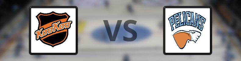 KooKoo - Pelicans odds, speltips, resultat i SM-liiga