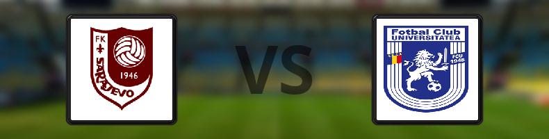 Sarajevo - Universitatea Craiova odds, speltips, resultat i Europa Conference League