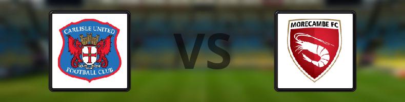 Carlisle - Morecambe odds, speltips, resultat i National League