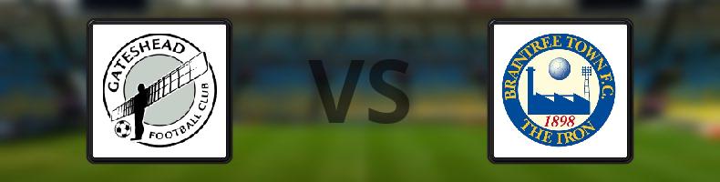 Gateshead - Braintree Town odds, speltips, resultat i National League