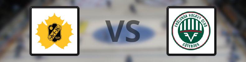 Skellefteå - Frölunda odds, speltips, resultat i SHL