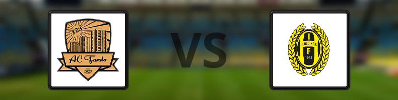 FOC Farsta - Huddinge IF odds, speltips, resultat i Division 2