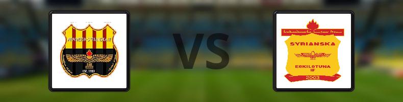 Arameiska-Syrianska IF - Syrianska Eskilstuna IF odds, speltips, resultat i Division 2