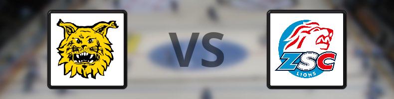Ilves - ZSC Lions odds, speltips, resultat i CHL