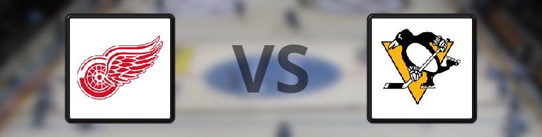 Detroit Red Wings - Pittsburgh Penguins odds, speltips, resultat i NHL