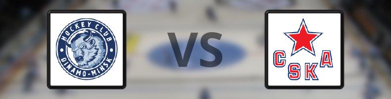 Dinamo Minsk - CSKA Moskva odds, speltips, resultat i KHL