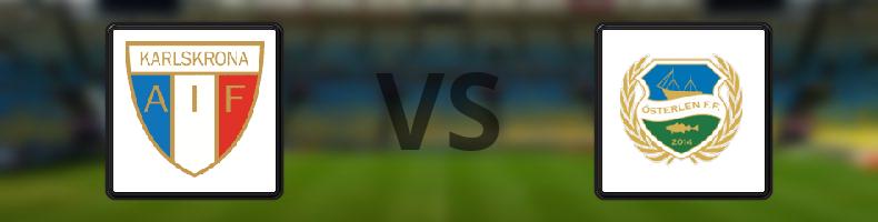 FK Karlskrona - Österlen FF odds, speltips, resultat i Division 2