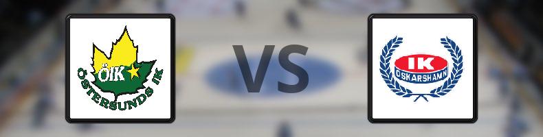 Östersunds IK - Oskarshamn odds, speltips, resultat i HockeyAllsvenskan