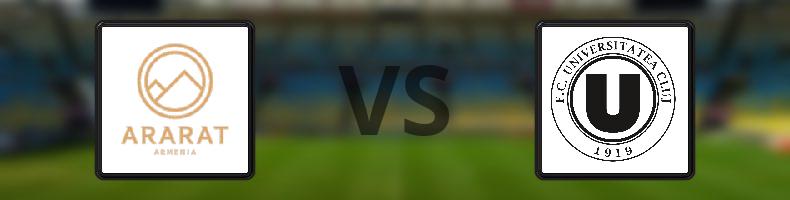 Ararat-Armenien - U Cluj odds, speltips, resultat i Europa Conference League