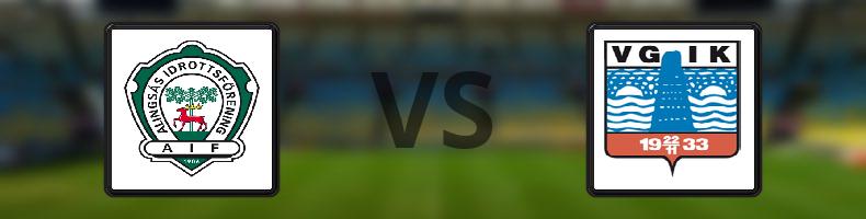 Alingsås IF - Vittsjö GIK odds, speltips, resultat i Damallsvenskan