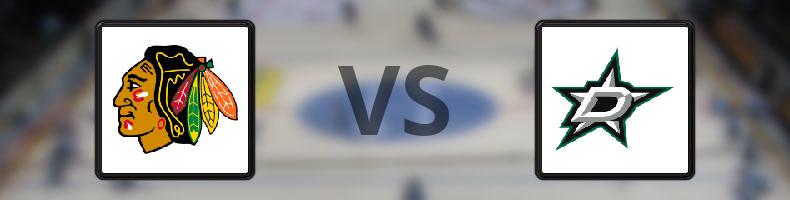 Chicago Blackhawks - Dallas Stars odds, speltips, resultat i NHL