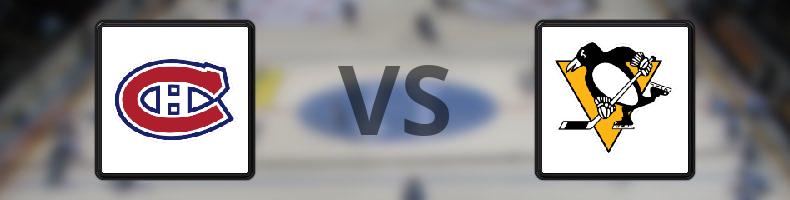 Montreal Canadiens - Pittsburgh Penguins odds, speltips, resultat i NHL