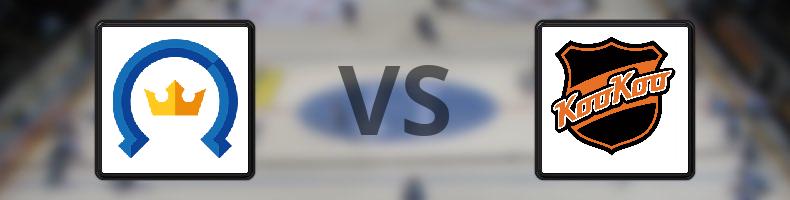 Kiekko-Espoo - KooKoo odds, speltips, resultat i SM-liiga