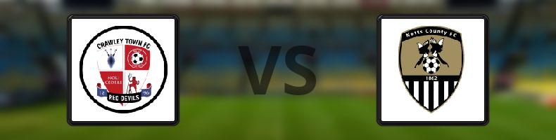 Crawley - Notts County odds, speltips, resultat i League Two