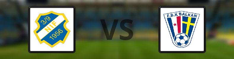 Nosaby IF - FBK Balkan odds, speltips, resultat i Division 2