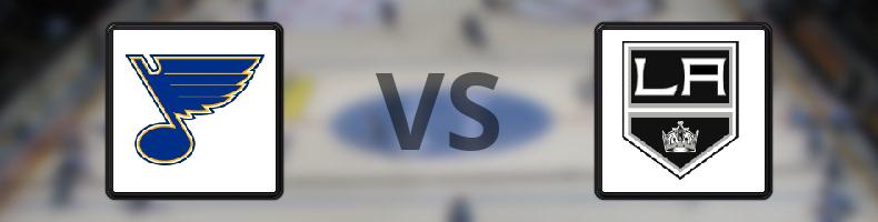 St Louis Blues - Los Angeles Kings odds, speltips, resultat i NHL