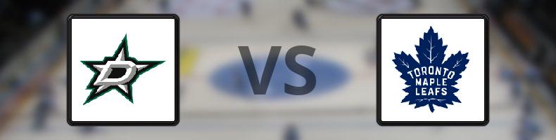 Dallas Stars - Toronto Maple Leafs odds, speltips, resultat i NHL