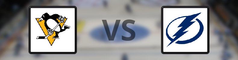 Pittsburgh Penguins - Tampa Bay Lightning odds, speltips, resultat i NHL