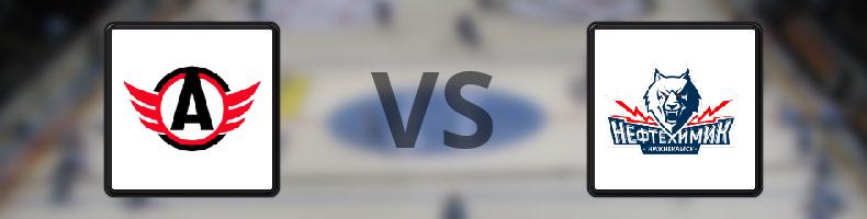 Avtomobilist Yekaterinburg - Neftekhimik odds, speltips, resultat i KHL