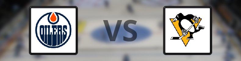 Edmonton Oilers - Pittsburgh Penguins odds, speltips, resultat i NHL