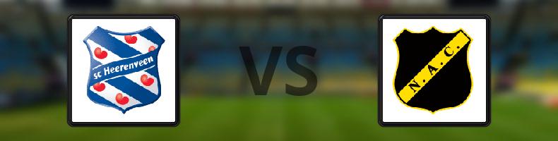Heerenveen - NAC Breda odds, speltips, resultat i Eredivisie