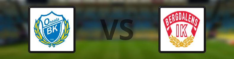 Onsala BK - Bergdalens IK odds, speltips, resultat i Division 2