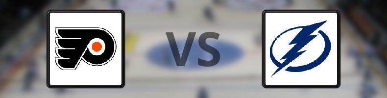 Philadelphia Flyers - Tampa Bay Lightning odds, speltips, resultat i NHL
