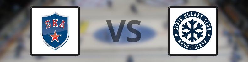 SKA St Petersburg - Sibir Novosibirsk odds, speltips, resultat i KHL