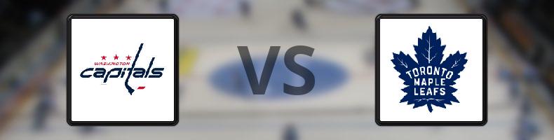 Washington Capitals - Toronto Maple Leafs odds, speltips, resultat i NHL