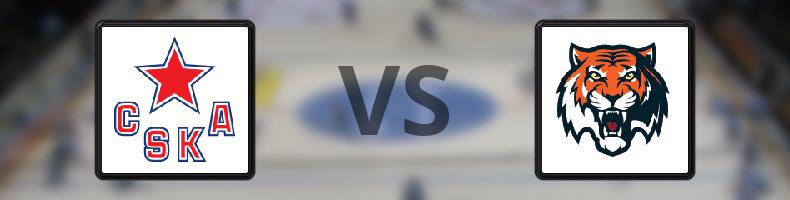 CSKA Moskva - Amur Chabarovsk odds, speltips, resultat i KHL