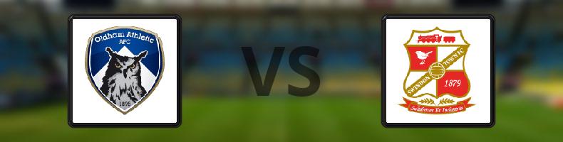 Oldham - Swindon odds, speltips, resultat i League Two