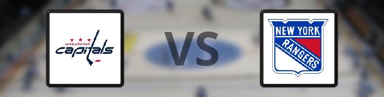 Washington Capitals - New York Rangers odds, speltips, resultat i NHL