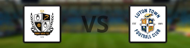 Port Vale - Luton odds, speltips, resultat i League One