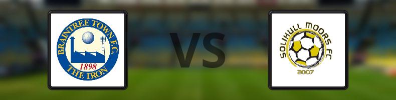 Braintree Town - Solihull Moors odds, speltips, resultat i National League
