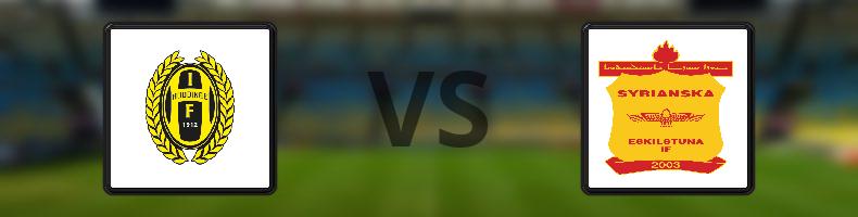 Huddinge IF - Syrianska Eskilstuna IF odds, speltips, resultat i Division 2
