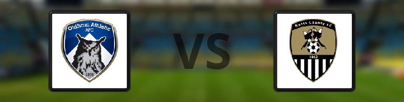 Oldham - Notts County odds, speltips, resultat i League Two