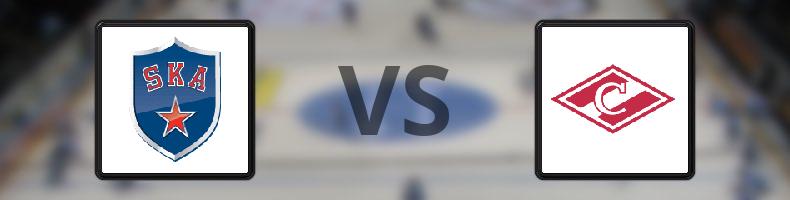 SKA St Petersburg - Spartak Moskva odds, speltips, resultat i KHL