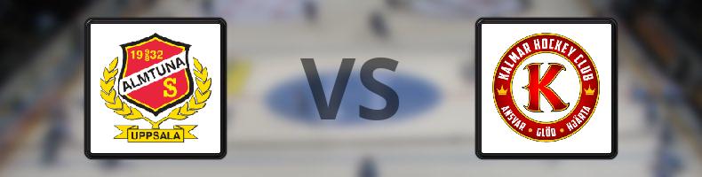 Almtuna - Kalmar HC odds, speltips, resultat i HockeyAllsvenskan