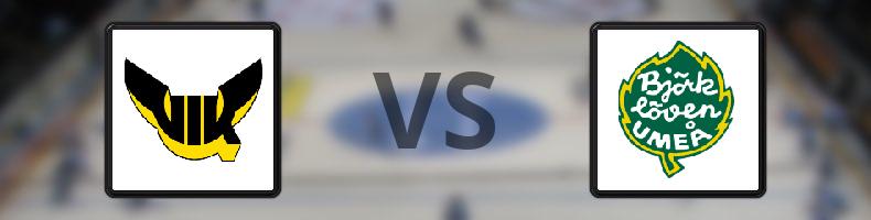 Västerås - Björklöven odds, speltips, resultat i HockeyAllsvenskan