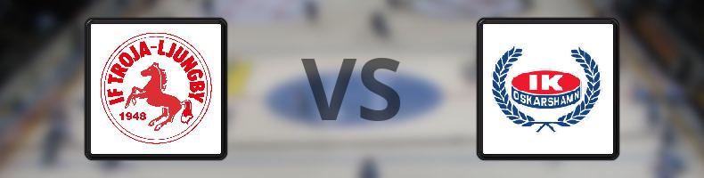 Troja/Ljungby - Oskarshamn odds, speltips, resultat i HockeyAllsvenskan