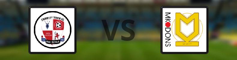 Crawley - Milton Keynes Dons odds, speltips, resultat i League Two