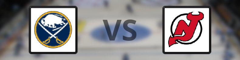 Buffalo Sabres - New Jersey Devils odds, speltips, resultat i NHL