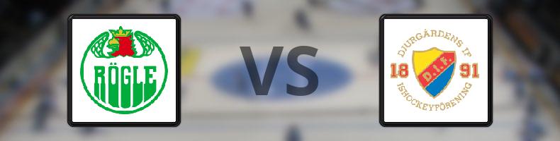 Rögle - Djurgården odds, speltips, resultat i SHL