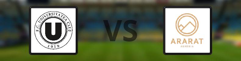 U Cluj - Ararat-Armenien odds, speltips, resultat i Europa Conference League