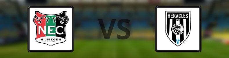 NEC Nijmegen - Heracles Almelo odds, speltips, resultat i Eredivisie