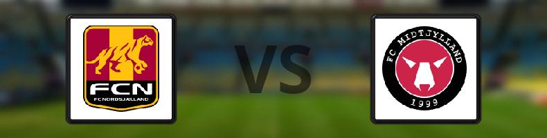 FC Nordsjaelland - Midtjylland odds, speltips, resultat i Superligaen