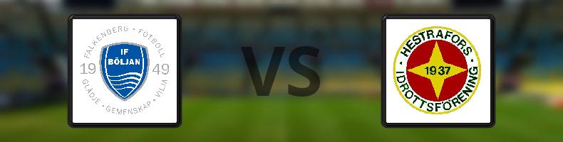 IF Böljan Falkenberg - Hestrafors IF odds, speltips, resultat i Division 2