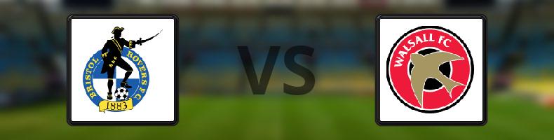 Bristol Rovers - Walsall odds, speltips, resultat i League Two