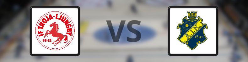 Troja/Ljungby - AIK odds, speltips, resultat i HockeyAllsvenskan